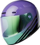 John Doe JD/One Spectral Helm - Integraalhelm - Paars/zwart/turquoise - XL