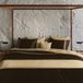 Dommelin Dekbedovertrek Listra Satijn 300TC Bruin-Cappuccino 200x200/220 cm