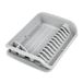 keeeper Afdruiprek met lekbak, BPA-vrij kunststof, 39,5 x 29,5 x 8 cm, Pierre, Nordic Grey