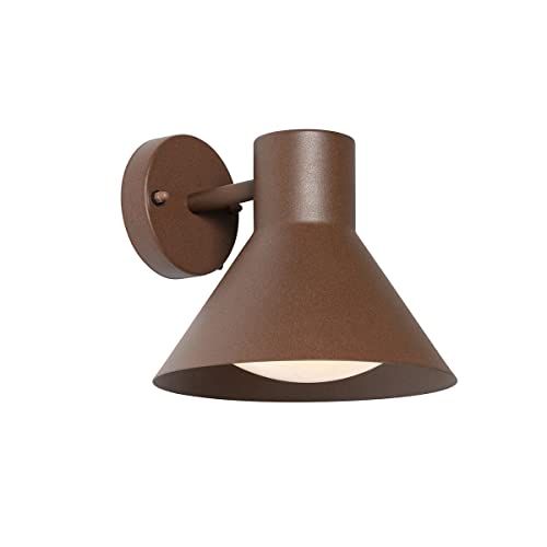 QAZQA Natas - Buitenwandlamp - Industrieel - Roestbruin - E27