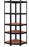Catterhouse Hans Plus Hoekrek van metaal, 70 x 40 x 180 cm, zwart