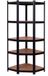 Catterhouse Hans Plus Hoekrek van metaal, 70 x 40 x 180 cm, zwart