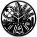 Instant Karma Clocks Wandklok Boerderij Boer Tractor Cultivator Cadeau-idee