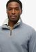 Superdry Klassieke Essential trui met halve rits Heren L Katoen Effen Washed Denim