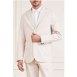 GUESS Marciano By Wilt Patch Pkts Blazer Neutre Lait Taille : 46