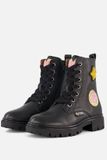 Muyters Veterboots zwart Leer - Maat 35 - Kinderschoenen