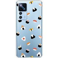 Xiaomi Bedrukt siliconen hoesje compatibel met Xiaomi Mi 12T, Xiaomi Mi 12T Pro Sushi