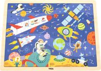 Viga 48-delige Houten Puzzel Ruimte