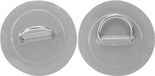 Patch set D-ring pour paddle de marine sans marque - 2 pièces avec cordon élastique (gris)