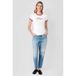 S.Oliver x Heidi Klum T-shirt avec logo - écru/rouge