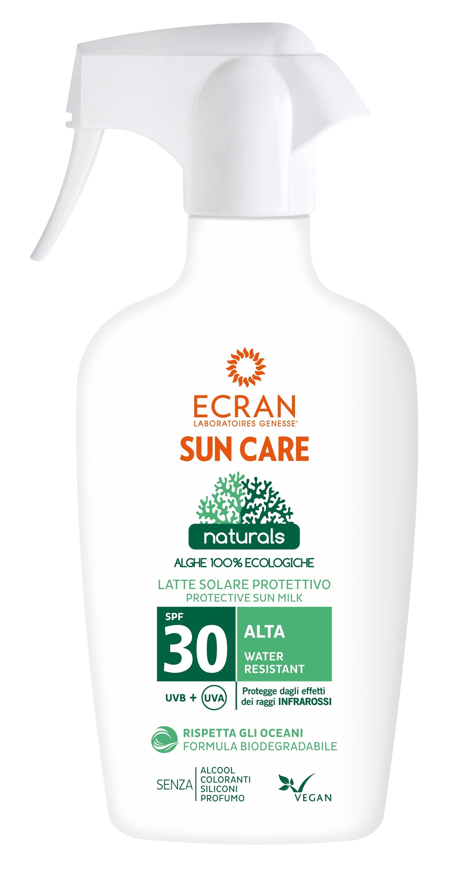 Ecran Naturals Vegan Protective Sun Milk SPF30