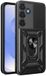 Techsuit Hoesje geschikt voor Samsung Galaxy S25 - Camshield Back Cover - Zwart