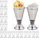Relaxdays 20 x support de cornet de frites - support de cornet - support de sac de pommes de terre