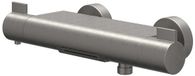 IVY Pact Badthermostaatkraan Opbouw met Cascade Uitloop - Geborsteld Metal Black PVD