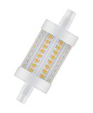 OSRAM LED STAR LINE R7s / LED buis: R7s, 8 W, 7 helder, Warm wit, 2700 K | 10 stuks