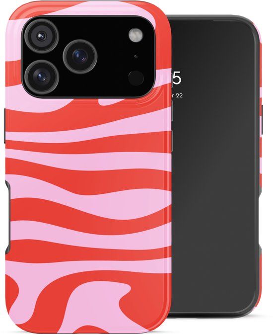 Selencia Hoesje - Geschikt voor Apple iPhone 17 Pro Max - Backcover - Dream Swirl Pink