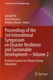 Proceedings Springer Nature Lecture Notes in Civil Engineering624- Proceedings of the 3rd International Symposium on Disaster Resilience and Sustainable Development—Volume 2 Paperback
