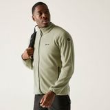 Regatta Hadfield Fleece wandeljas met volledige ritssluiting voor heren, groen, maat L