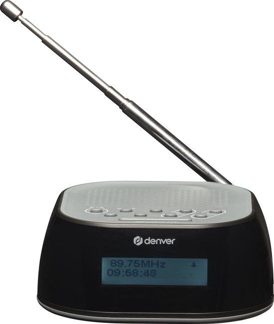 Denver CRD506 DAB Radio - Wekkerradio - Snooze Functie - FM Radio - Zwart