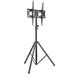 RICOO Support TV réglable en hauteur inclinable (FS0844) Support de télévision universel pour écran plat de 32 à 55 pouces (jusqu'à 35 kg, VESA max 400x400) support sur pied