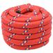 vidaXL Boottouw 5 mm 5 m Rood