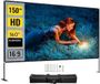 Happyment XXL Projectorscherm - 150 Inch - 4K Full HD - Zwart
