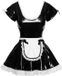 Black Level Vinyl Maid's Dress XL