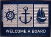 Marine Business paillasson nautique bleu 70 x 50 cm