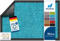 Floordirekt Deurmat - Droogloopmat - Schoonloopmat - Rhine - Turquoise - 90 x 120 cm