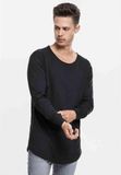 Urban Classics Shaped Fashion Long Sleeve Tee heren Top met lange mouwen (1-Pack)