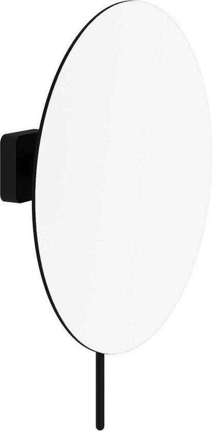 Hotbath Gal Vergrotingsspiegel Rond Mat Zwart GLA20 - 20 cm