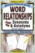 Word Relationships Vocabulary Builder: Activity Book 2 — Just Antonyms & Synonyms: Grammar Puzzle Workbook for Grades 1-3 (Ages 6-9) — Word Search and Crossword Puzzle Activity Book