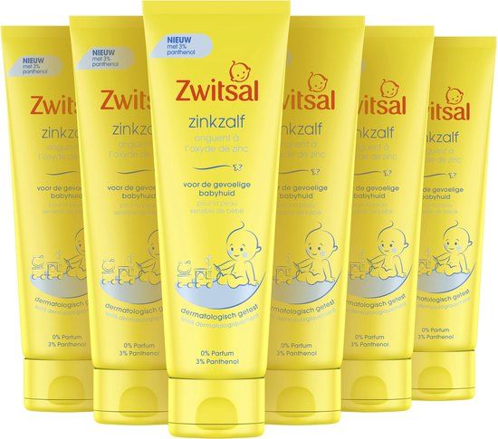 Zwitsal Baby Zinkzalf - 6 x 100ml - Voordeelverpakking