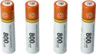 VHBW 8x AAA Micro-accu, compatible avec Panasonic KX-TG6811, KX-TG6761, KX-TG6721G, KX-TG6722AR téléphone fixe sans fil (800 mAh, 1,2 V, NiMH)