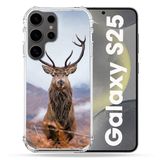 Cokitec Samsung Galaxy S25 Hoes - Berg Herten Jacht