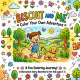 Biscuit and Me: Color Your Own Adventure: 3 Story Adventures with Coloring & Imagination Play for Kids Ages 3-6