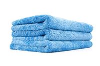 The Rag Company - Eagle Edgeless 500 (3-Pack) Professionele Koreaanse 70/30 Blend Super Pluche Microfiber Detailing Handdoeken, 500GSM, 16" x 24", Blauw