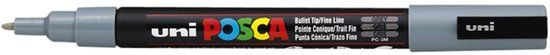 Posca Paintmarker uni pc3m f grijs | 6 stuks