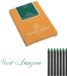 Jacques Herbin Essentielles - Vert Amazone - 7 stuks - Groene inkt Cartridges