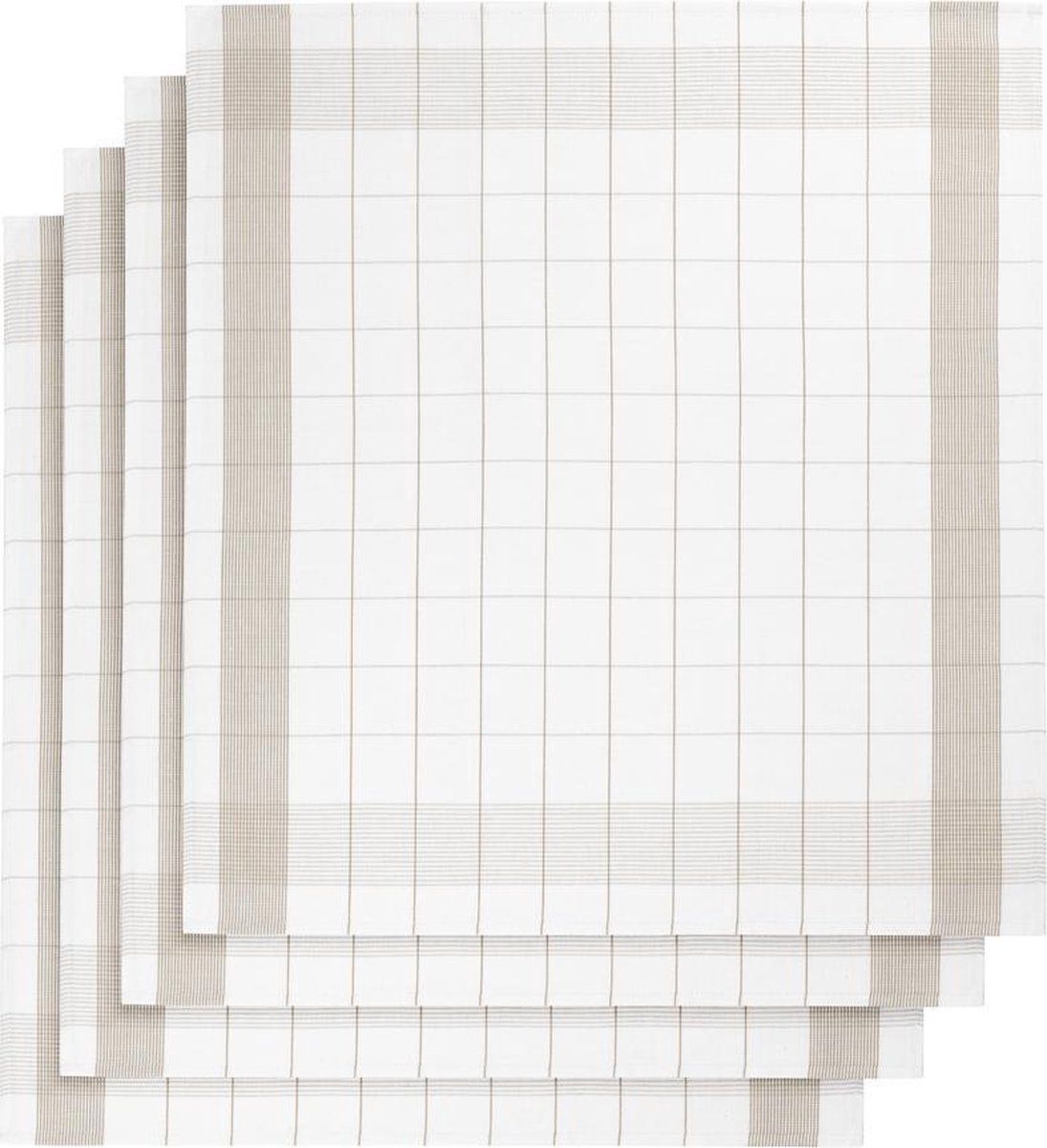 De Witte Lietaer keukenhanddoek - Theedoek - 68x68 cm - Set van 2 moonlight - 5410156566858