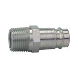 RIEGLER 107473-410.93 nippel, NW 10, staal gehard/verz, robuuste uitvoering, R 3/8 AG, 1 stuk