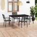 Prolenta Maison Exclusive - Ensemble de salle à manger de jardin 5 pièces en acier