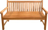 AXI Nowi Teak Tuinbank – 150 x 63 x 92 cm – Teakhout – Tuinbank voor 3 Personen – Hoge Rugleuning