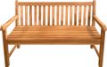 AXI Nowi Teak Tuinbank – 150 x 63 x 92 cm – Teakhout – Tuinbank voor 3 Personen – Hoge Rugleuning