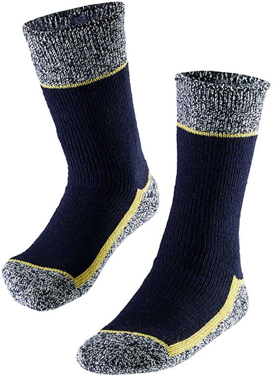 Heatkeeper Thermo werksokken heren - Marine Blauw - 41-46 - 4-Paar