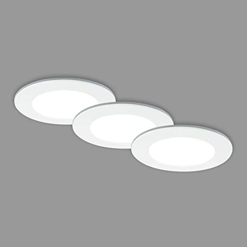 Briloner - Set van 3 LED inbouwspots plafond, inbouwspots CCT, LED inbouwspot badkamer, inbouwspot badkamer IP44, wit, 92x45 (DxH)