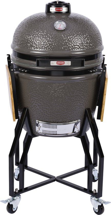 Grill Guru Kamado Barbecue Original Large ø47cm / ø18,5inch - Compleet - Grijs