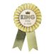 Talking Tables Gouden luxe verjaardagsrozet - Herbruikbare badge voor Vaderdag, hem, papa, jongens, kinderen, feestaccessoires, diameter 10 cm
