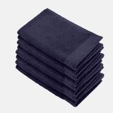 Walra Souple Coton Serviette d'invités 30 x 50 cm 550 gram Navy - 8 pièces