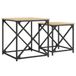 VidaXL 838944 salontafel Sonoma-eik Metaal, Hout